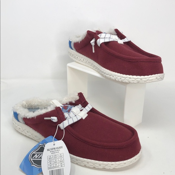 Hey Dude Other - Hey Dude Wally Slip NHL Colorado Avalanche Men’s Casual Slip On Shoes - Size 15
